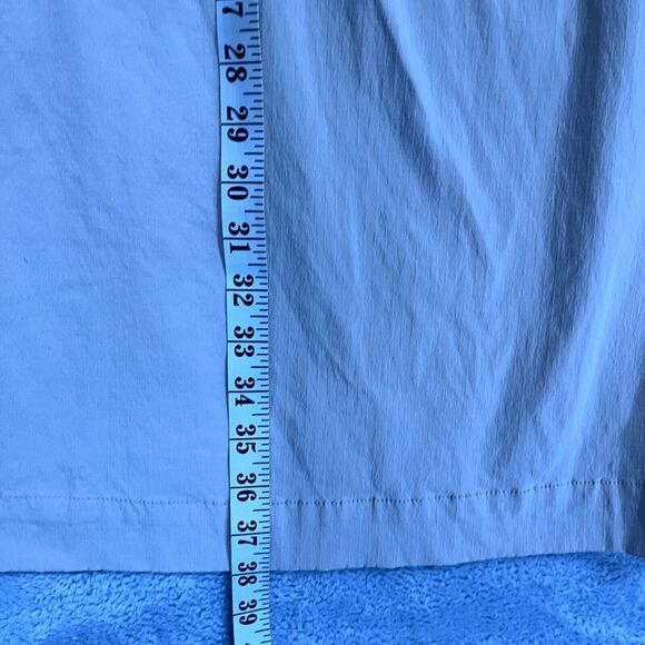 Duluth Trading Breezeshooter Shirt Dress M Ripstop Roll Tab Snaps Beige - Picture 8 of 9